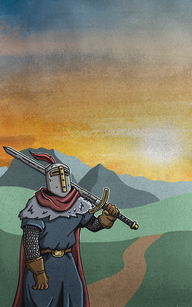 A Knight's Path to His Dwarf