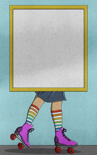 Artifact on Rollerblades