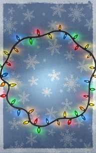 Gingerbread Wrapped in Lights