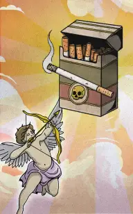 Cupid's Target: Cigarette