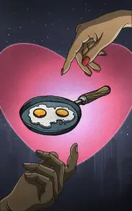 Egg Between Our Hearts