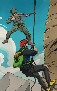 Marine on Top of the World