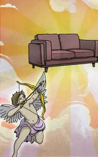 Cupid's Target: Sofa