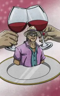 Table for Two with Our Stepbrother