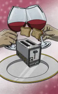 Table for Two with Our Toaster