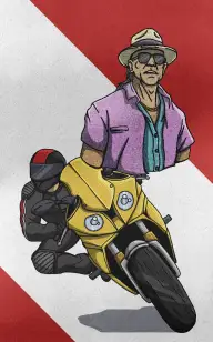 Two Wheels, One Uncle