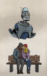 Quiet Time With the Robot