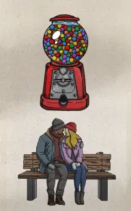 The Bubble Gum in Autumn