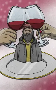 Dinner with My Hitchhiker