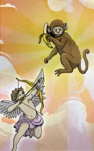 Cupid's Target: Monkey