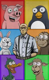 The Officer Animal Bunch