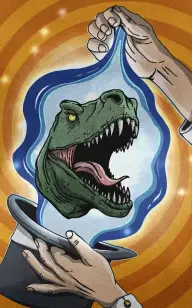 A Magician's Trusty T-rex