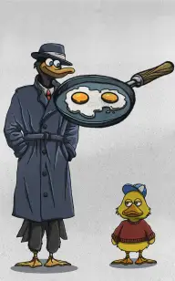 Breakfast  in the Pond