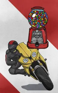 Full Throttle Gum Machine