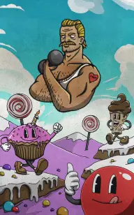 Strongman  in Candy Land