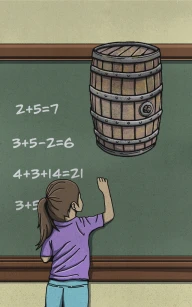 Teaching Cask: Numbers & Shapes