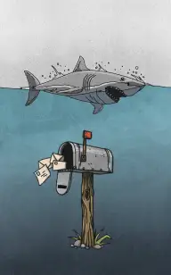 Mailbox Shark Bait