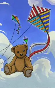 Stuffed Toy with Flying Colors