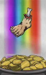 The Foot Beyond the Rainbow