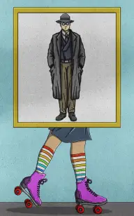 Stranger on Rollerblades