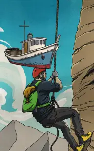 Climbing Boat Mountain