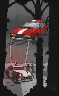 The Sports Car Under Arrest