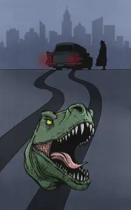 Murdered Dragon on 38th Street