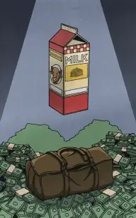 Dirty Milk Carton Money