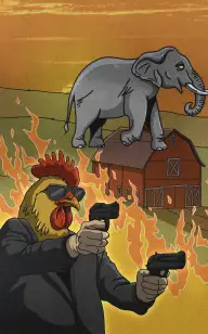 The Elephant at Sunrise Farm