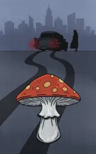 Murdered Toadstool on 38th Street