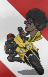 Two Wheels, One Disco Queen