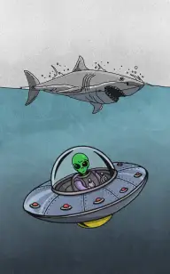 Martian Lost at Sea