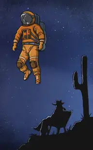 The Lone Rider's Astronaut