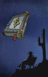 Nightfall on Spellbook Ranch