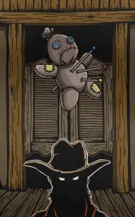 Black Hat Voodoo Doll