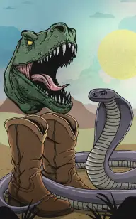 Buck's Dragon-Skin Boots