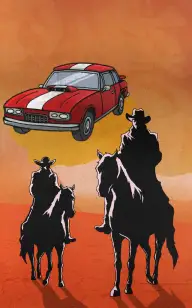 Two Graves, One Race Car