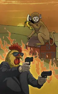 The Monkey at Sunrise Farm