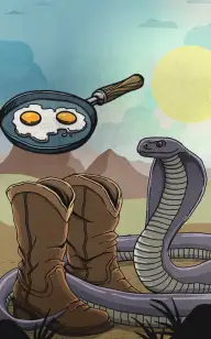 Buck's Breakfast -Skin Boots