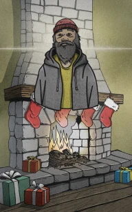 The Hitchhiker Down the Chimney