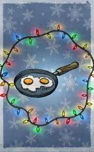 Egg Wrapped in Lights