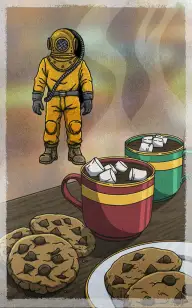 The Diver & Santa's Cookies