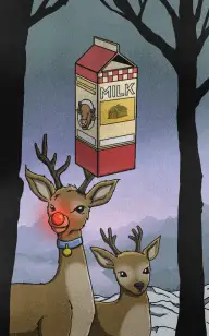 The Little Reindeer's Cow Juice