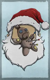 Doll Impersonating Santa