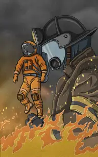 The Astronaut's Burning Point