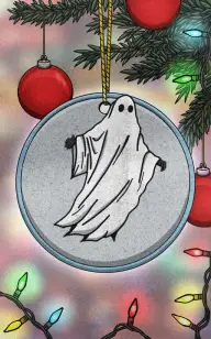 The Christmas Ghost Decoration