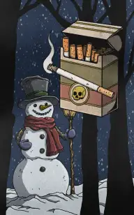 The Snowman's Cigarette
