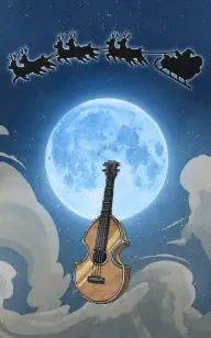 The Banjo During Christmas Night