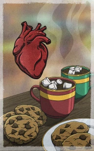 The Heart & Santa's Cookies