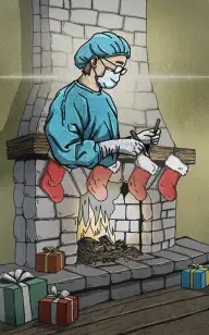 The Surgeon 's Christmas Sock